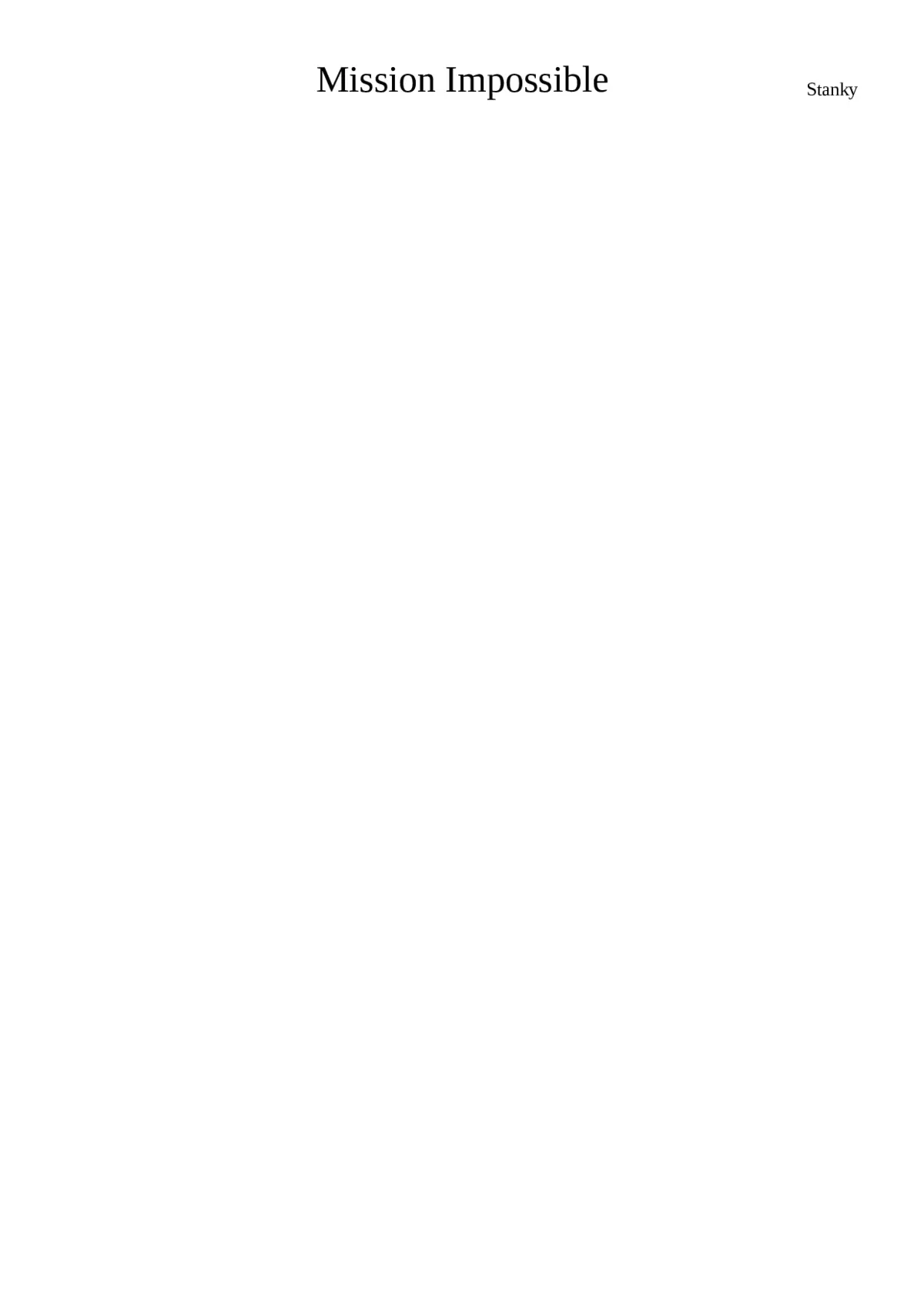Mission Impossible Theme - Page 1