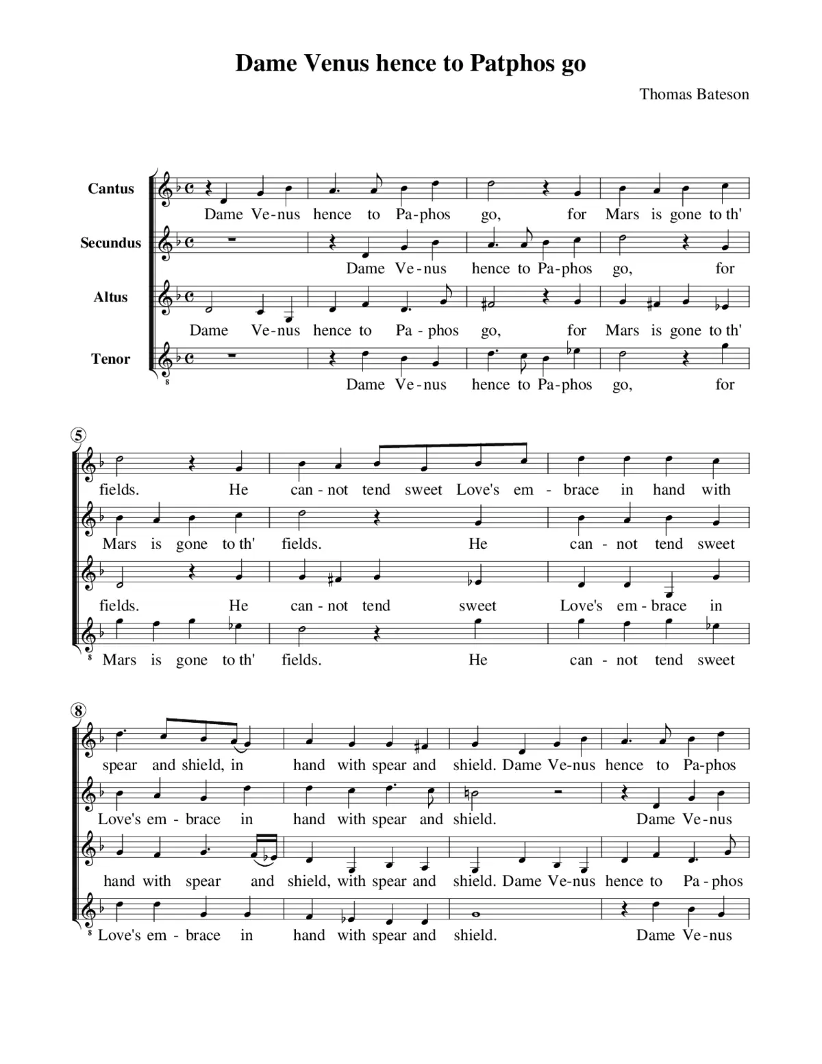 Dame Venus hence to Paphos go - Page 1