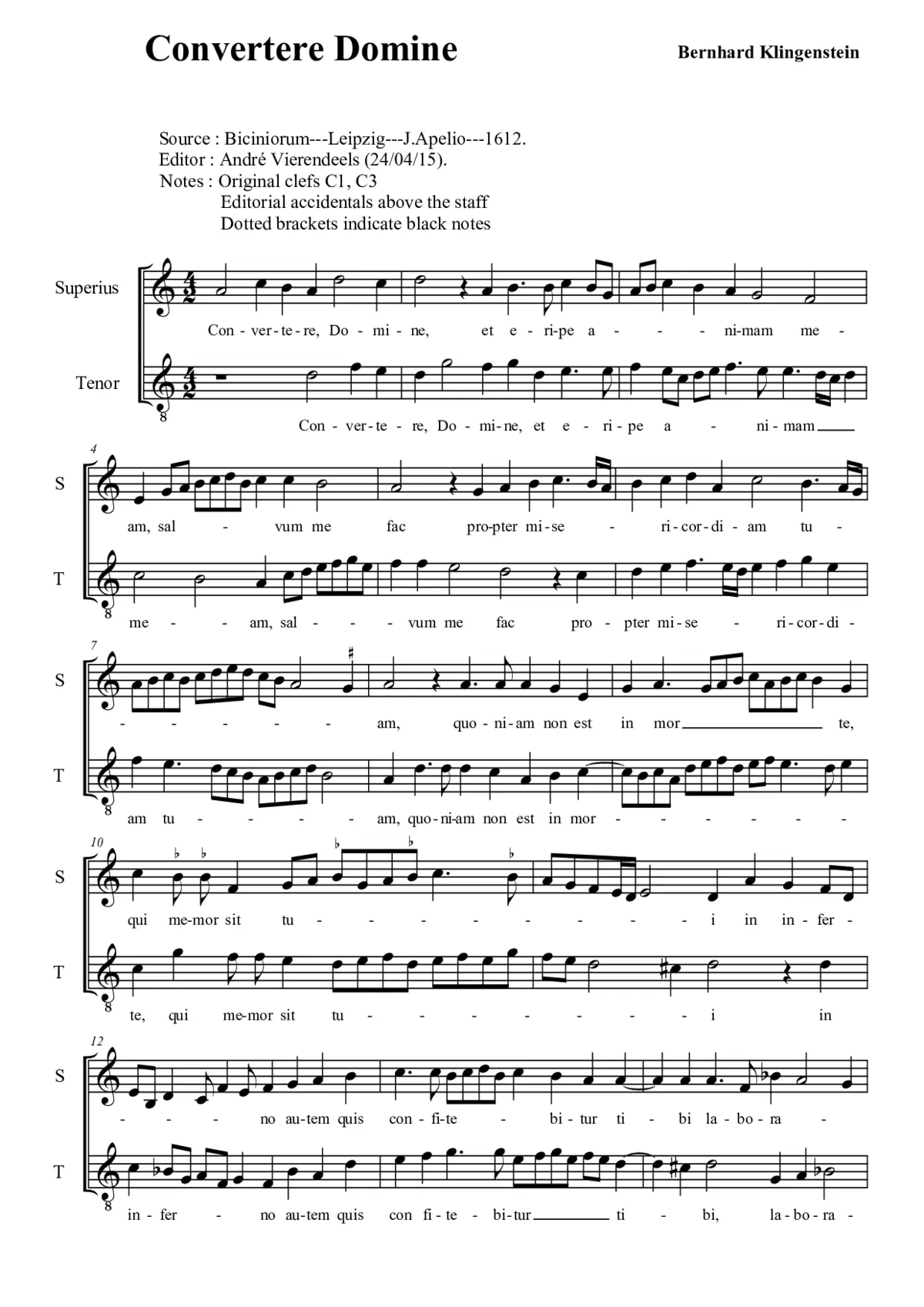 Convertere Domine - Page 1