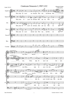 Herr, nun lässest du deinen Diener, SWV 432