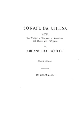 Trio Sonata in E minor, Op.3 No.7