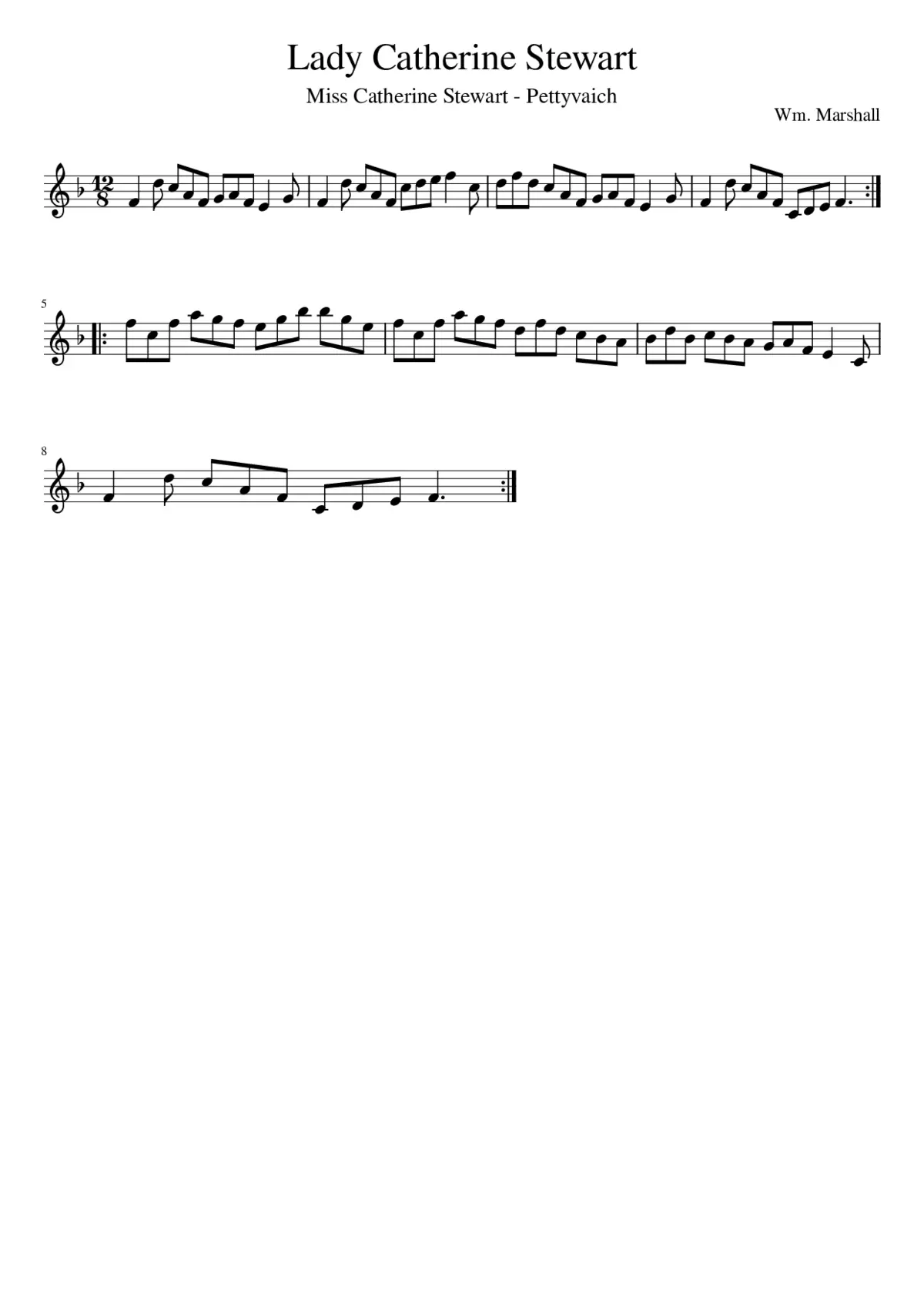 Lady Catherine Stewart - Page 1