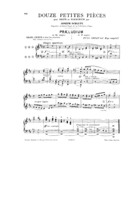 Douze petites pièces pour orgue ou harmonium