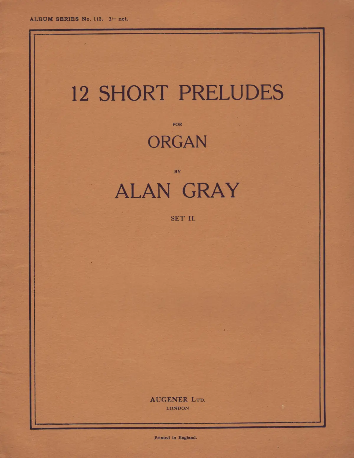 12 Short Preludes for Organ, Set 2 - Page 1