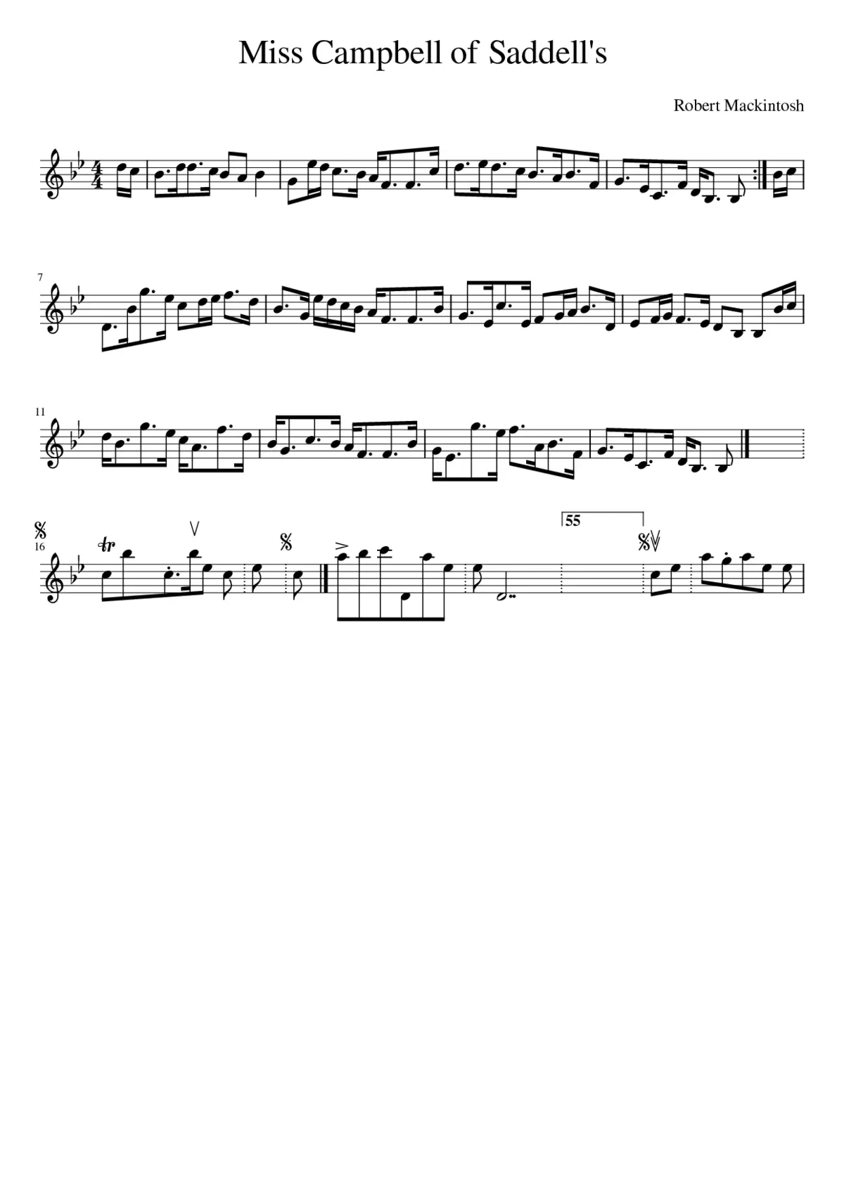 Miss Campbell of Saddell's - Page 1
