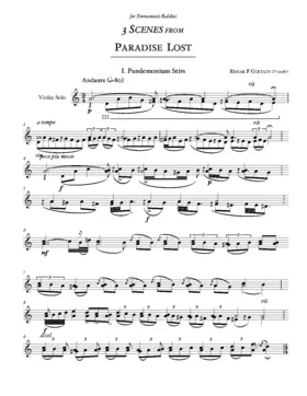 3 Scenes from "Paradise Lost"