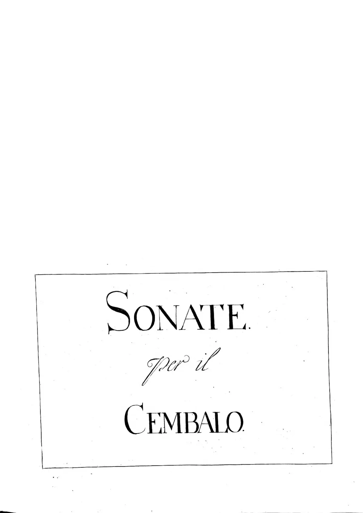 3 Harpsichord Sonatas - Page 1