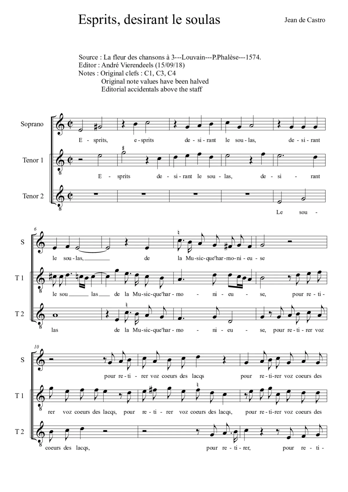 Esprits, desirant le soulas - Page 1
