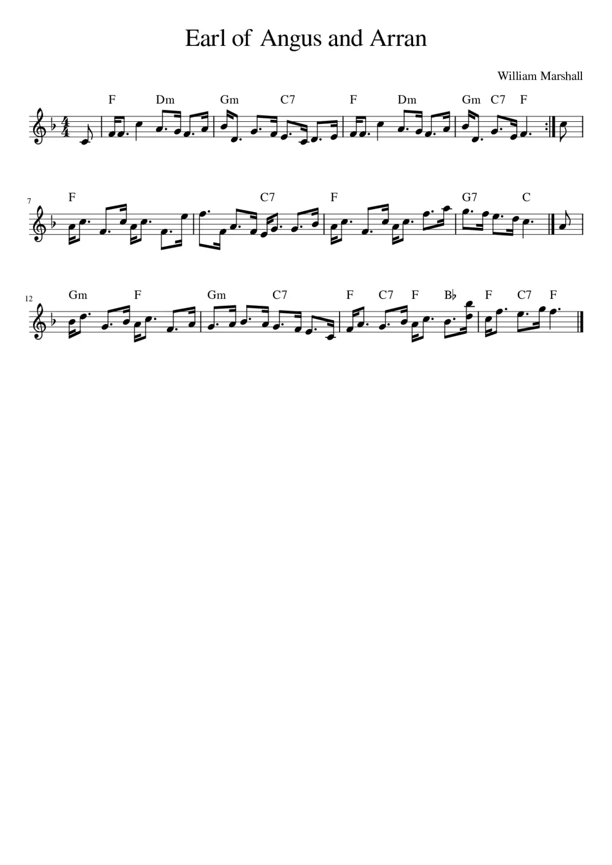 the Earl of Angus and Arran - Page 1