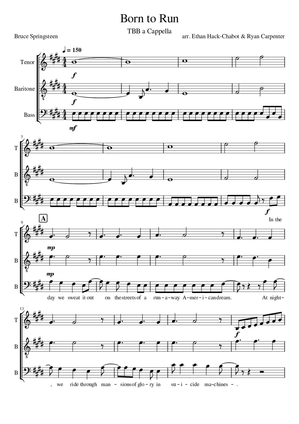 born to run - Page 1