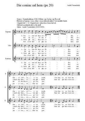 Die coninc sal hem verbliden