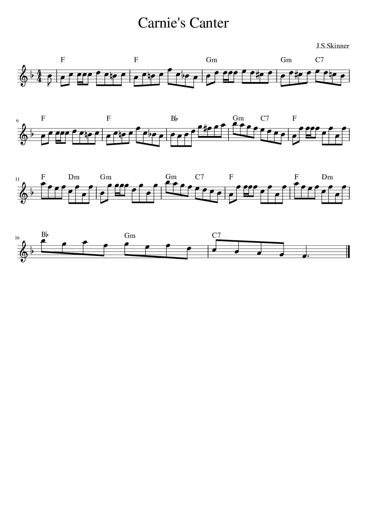 Carnie's Canter - Page 1