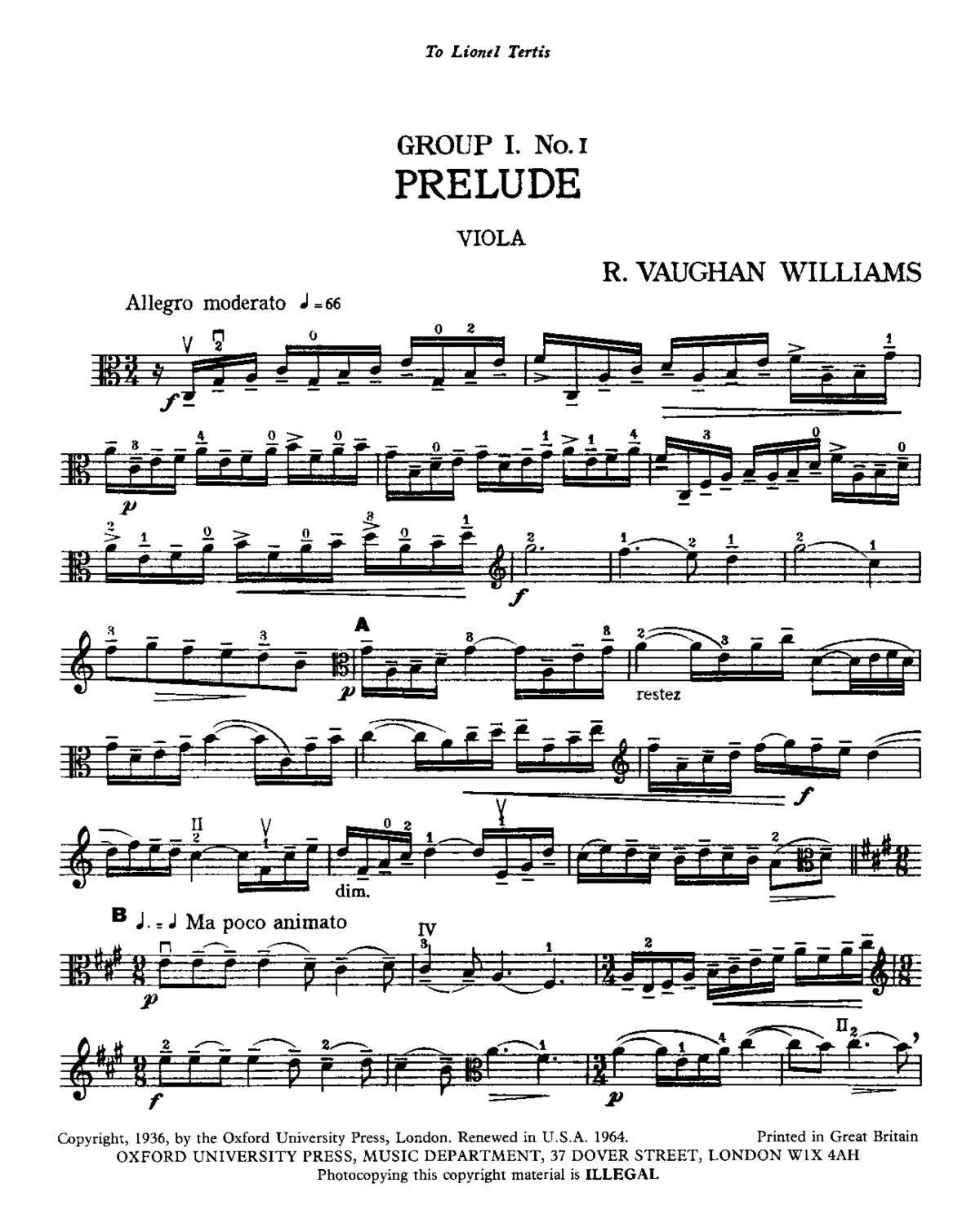 Suite for viola &amp; small orchestra - Page 1