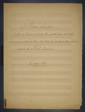 Sonata in E Major "Maria Luisa"