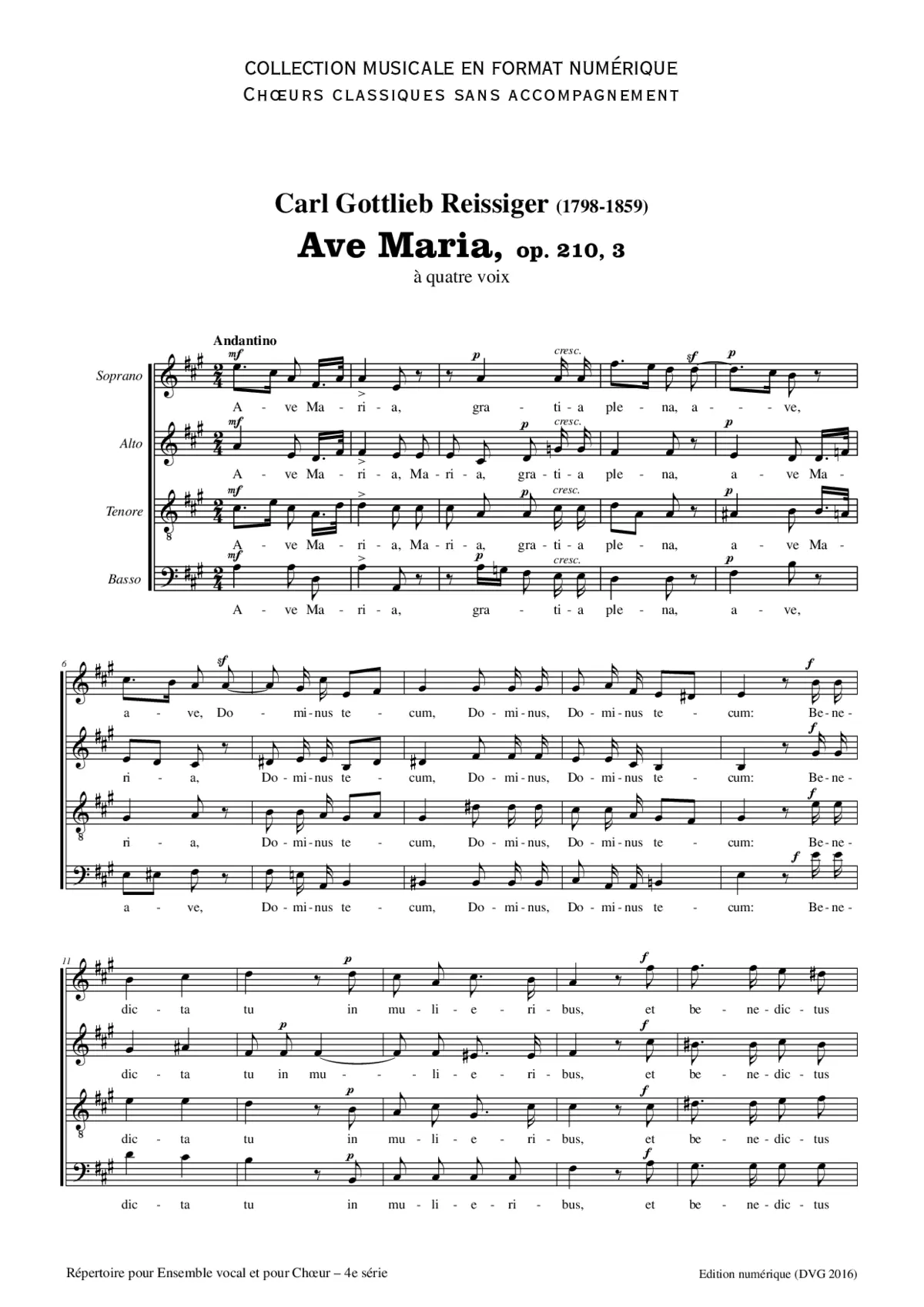 15 Graduales für Sopran, Alt, Tenor &amp; Bass mit lateinischem Texte, zum Gebrauch für Kirchen, Singacadamien, etc. - Page 1