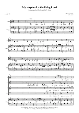 My shepherd is the living Lord