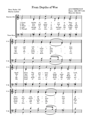 Aus tiefer Not schrei ich zu dir, SWV 235