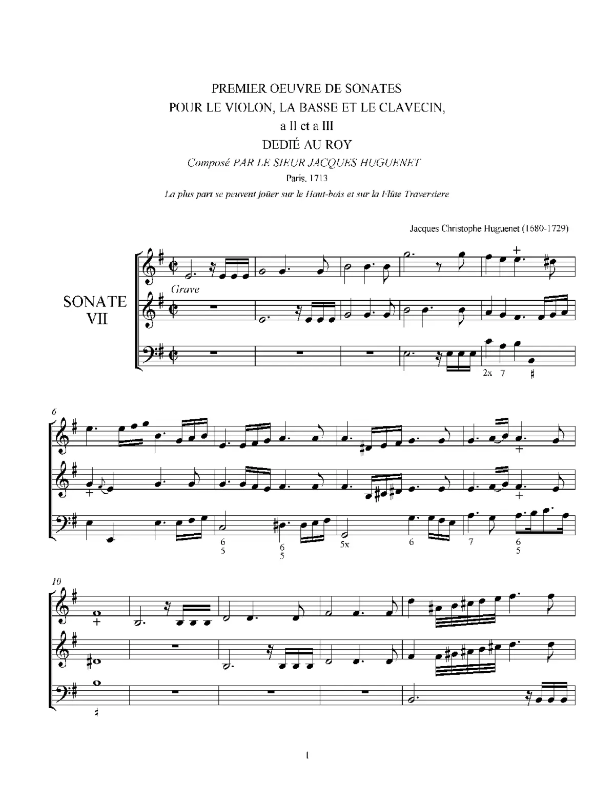 12 Sonatas - Page 1