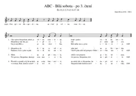 ABC - Bílá sobota - po 3. čtení