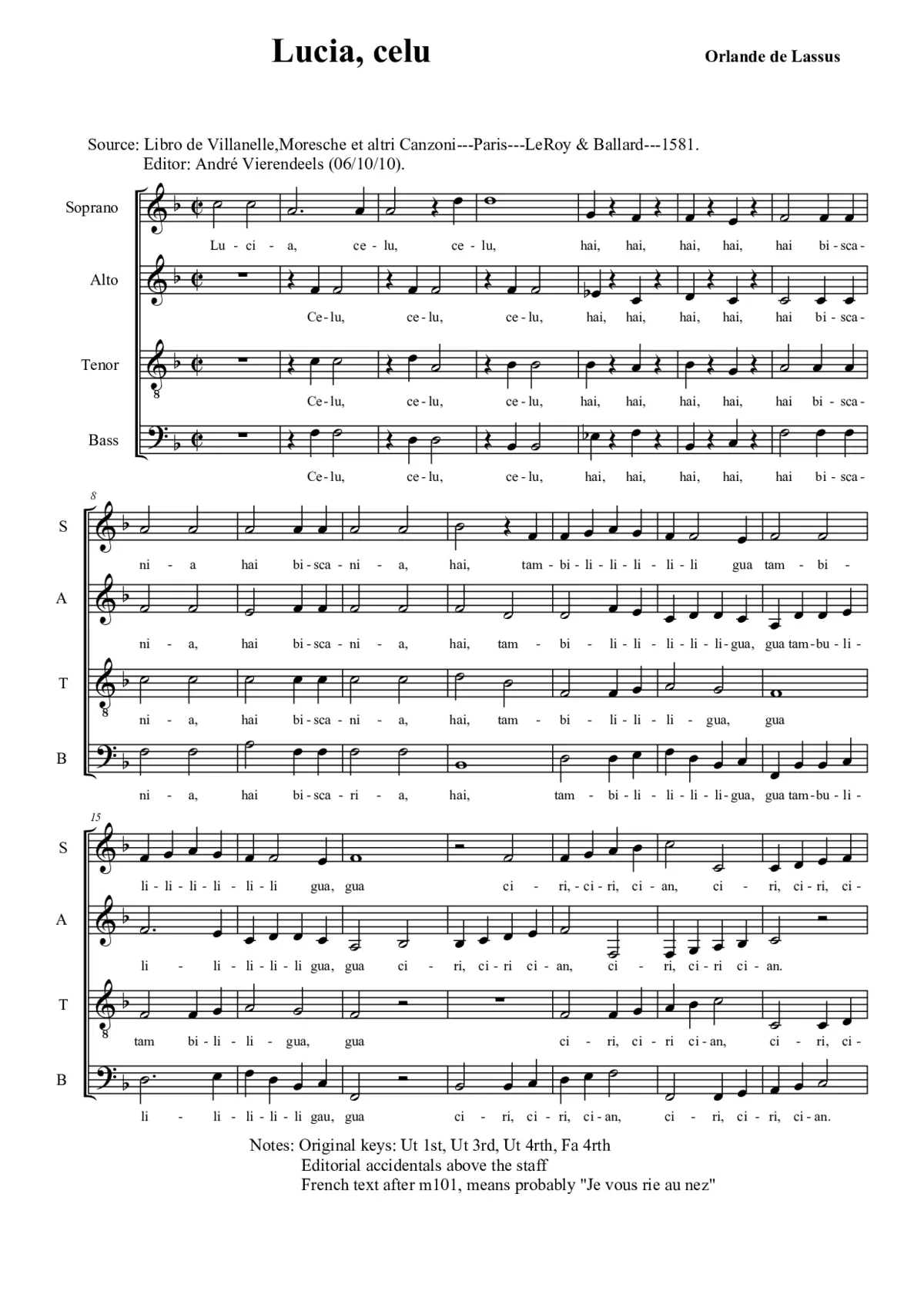 Lucia, celu - Page 1