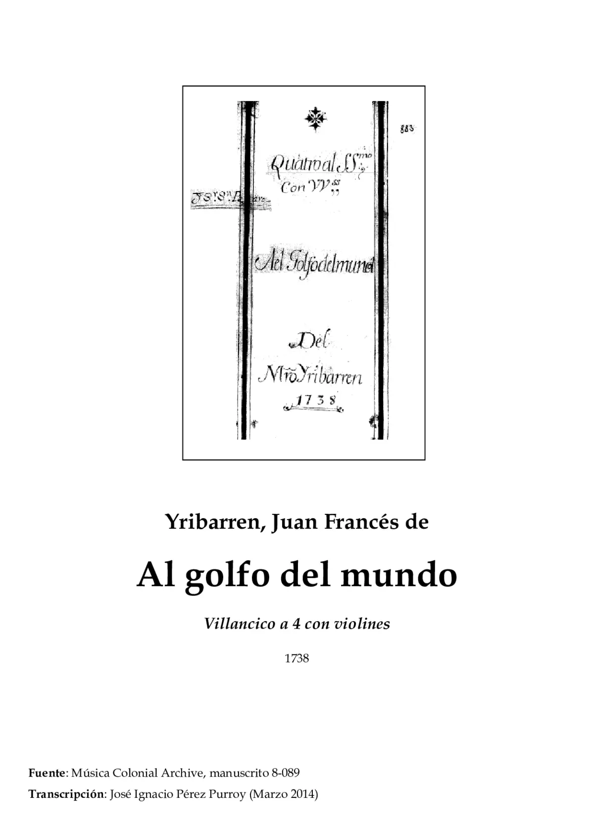 Al golfo del mundo - Page 1