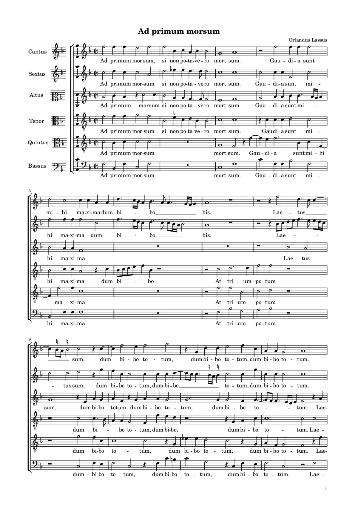 Ad primum morsum - Page 1