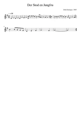 Der Stod en Jungfru