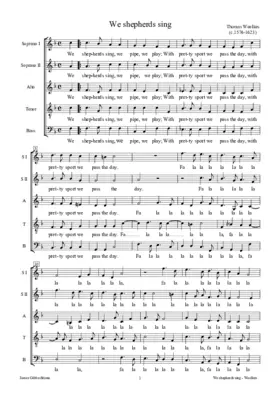 We shepherds sing