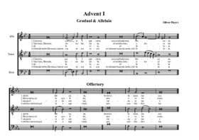 Advent I Gradual, Alleluia & Offertory