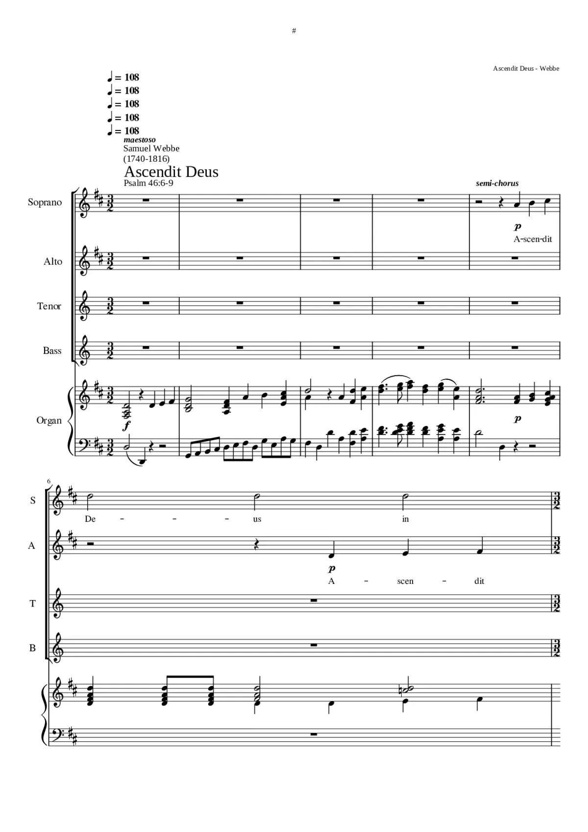 Ascendit Deus in jubilo - Page 1