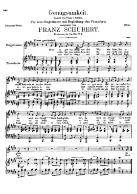 Genügsamkeit, D.143