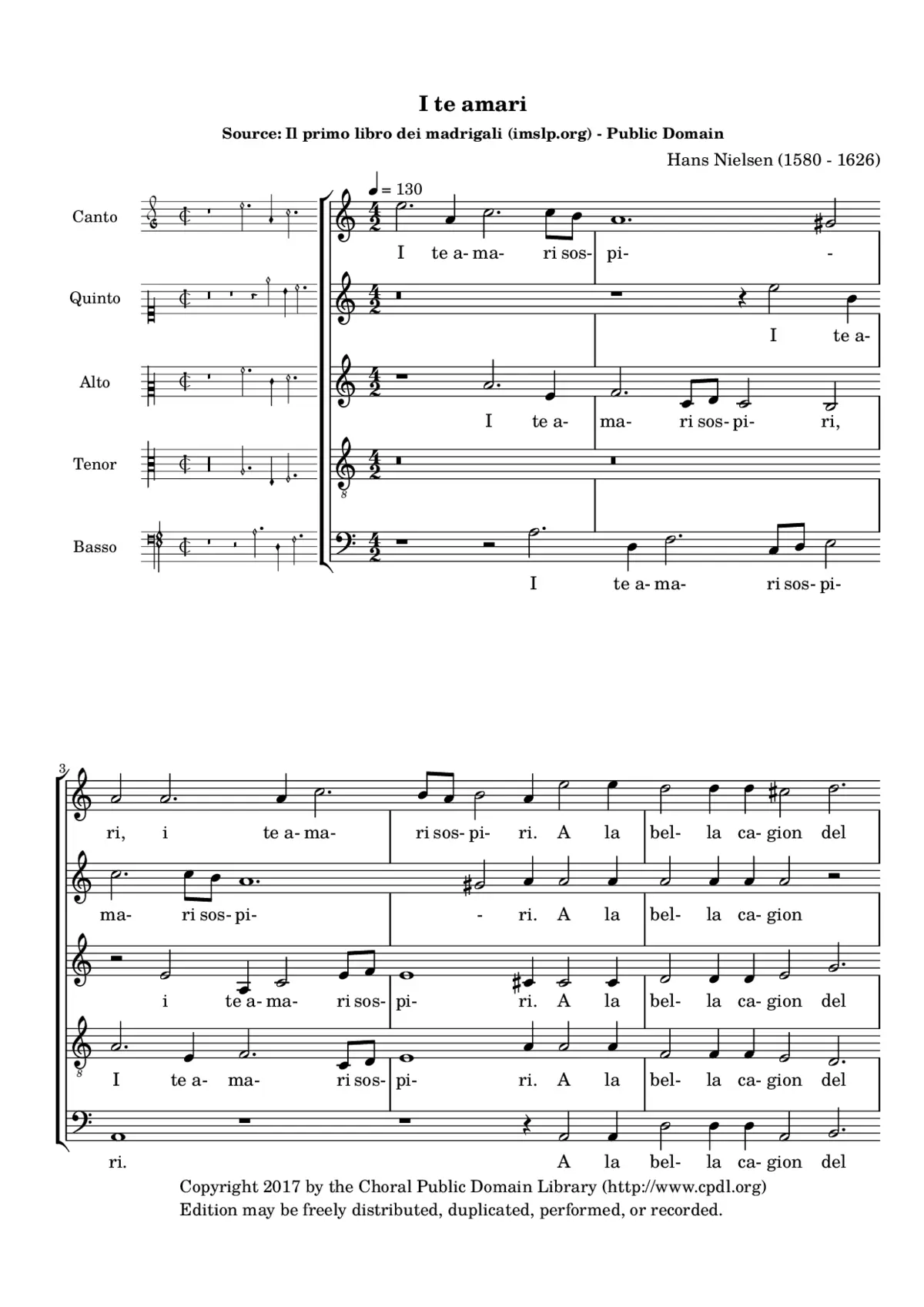 Ite amari sospiri - Page 1
