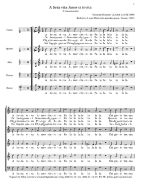 L'Innamorato ("A lieta vita")