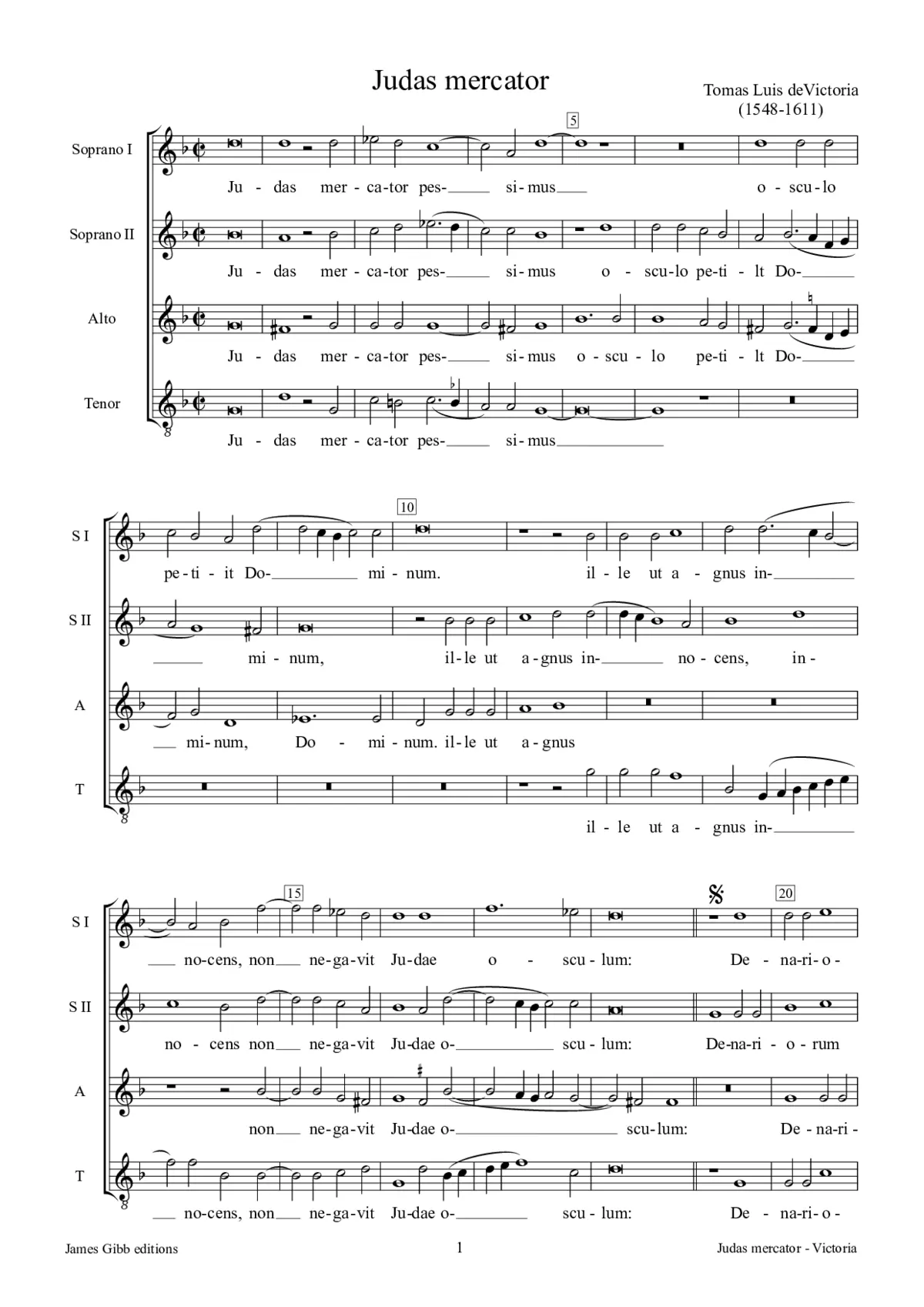 Judas, mercator pessimus - Page 1