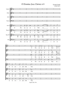 O Domine Jesu Christe a 8