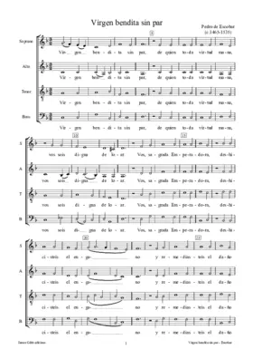 Virgen bendita sin par