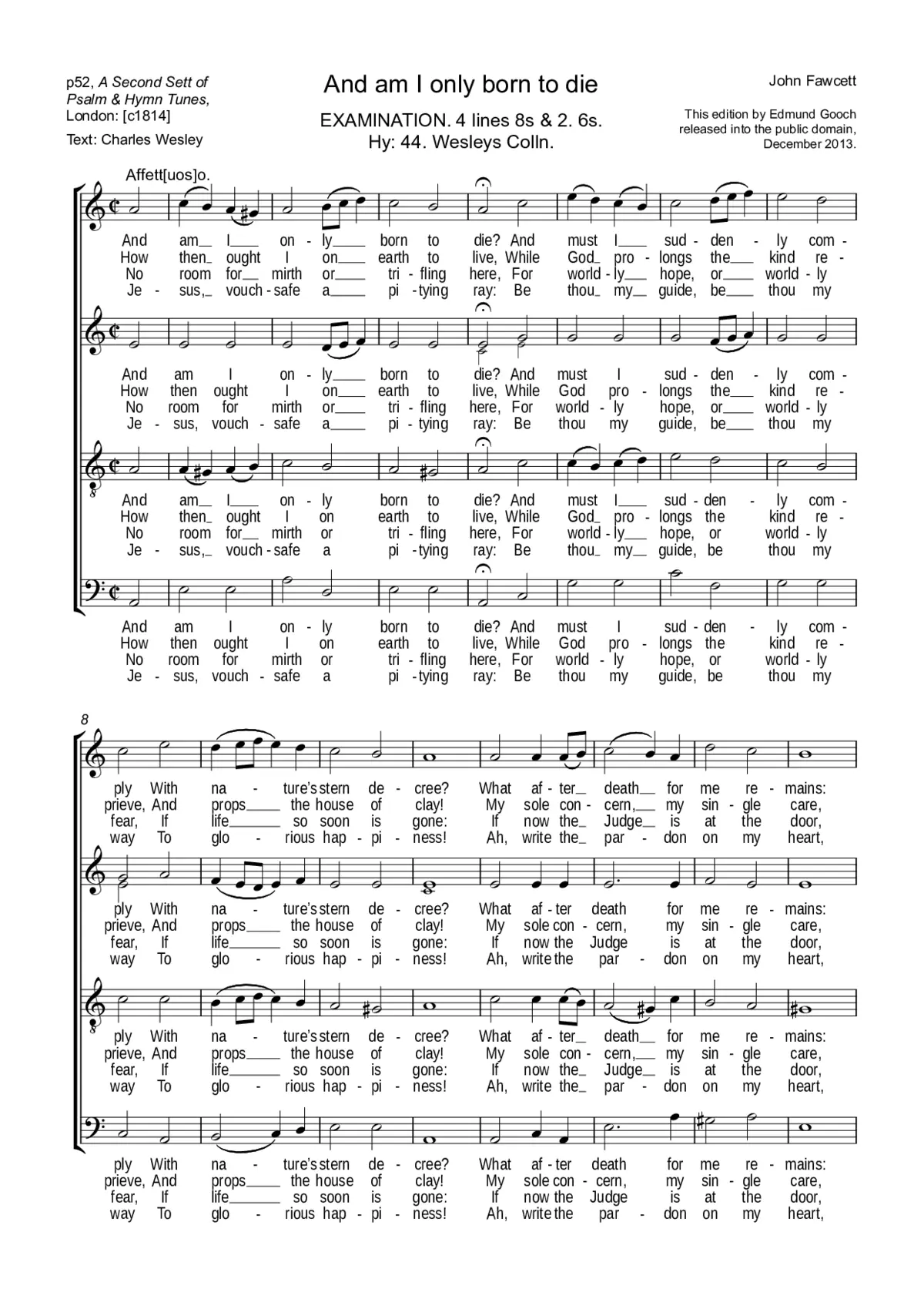 And am I only born to die - Page 1