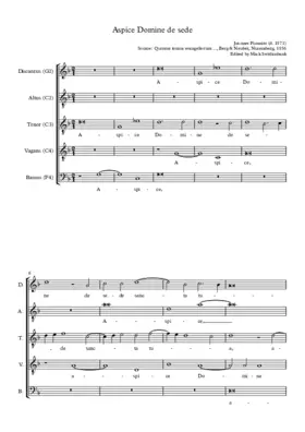 Aspice Domine de sede