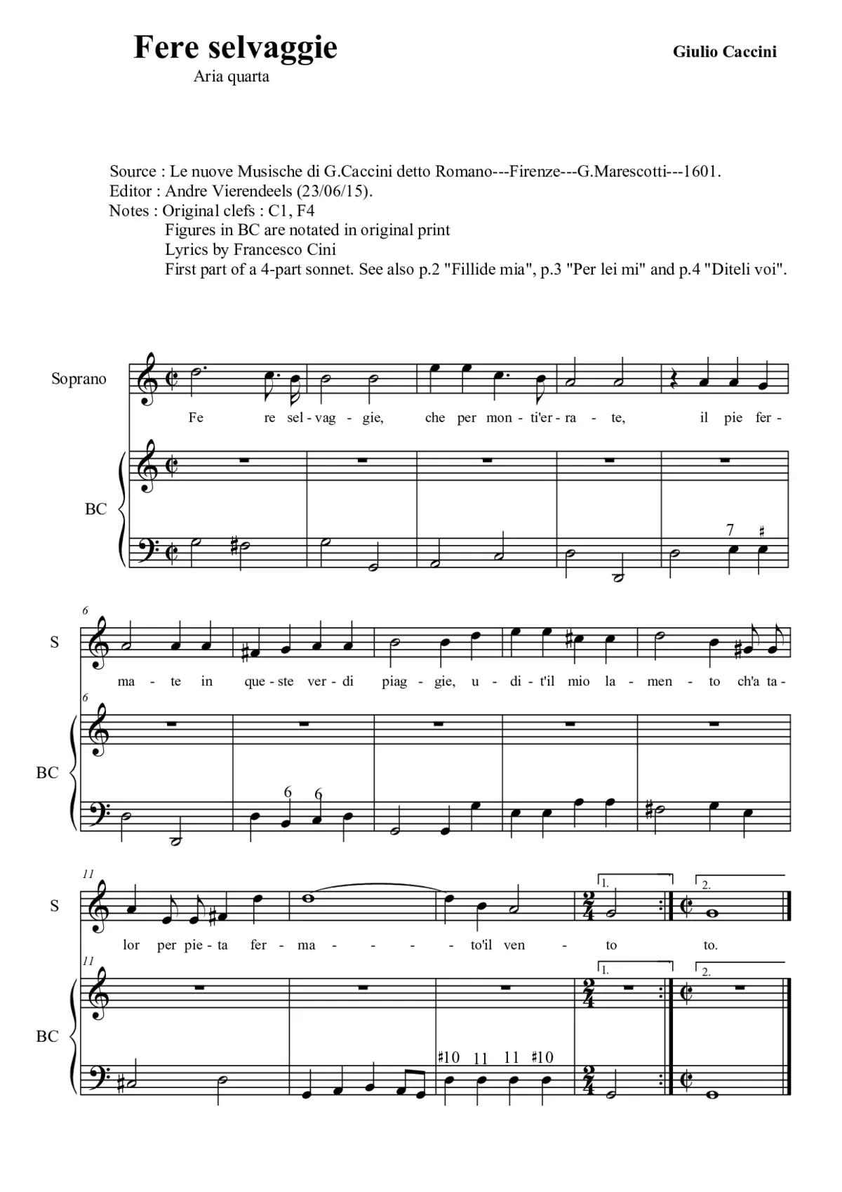Fere selvaggie - Page 1