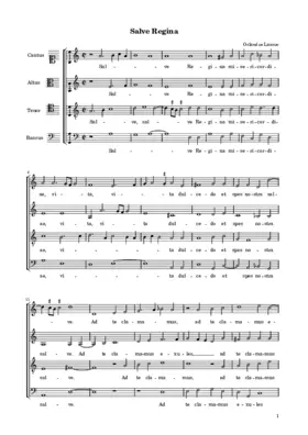 Salve Regina misericordiae (1586)