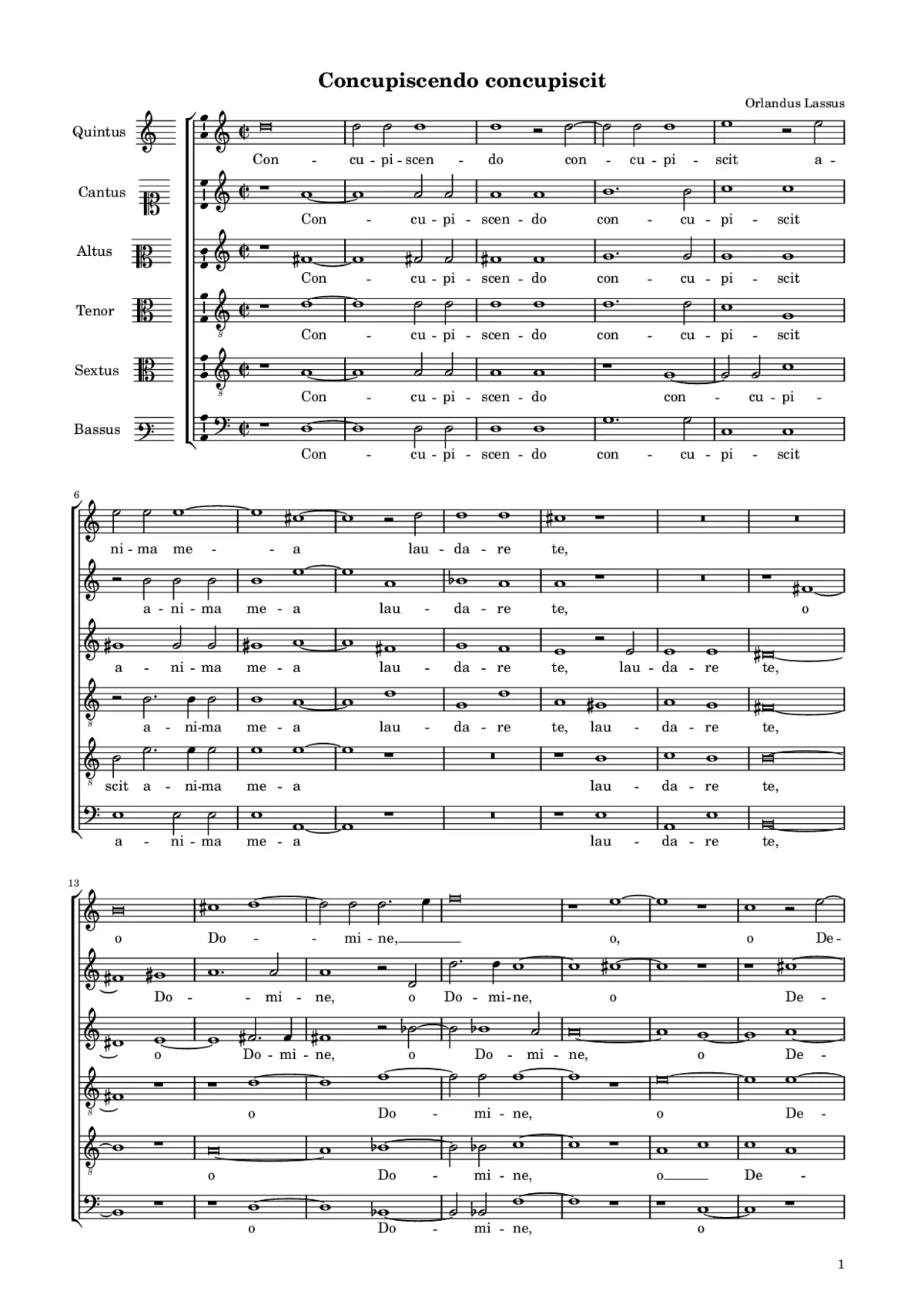 Concupiscendo concupiscit - Page 1