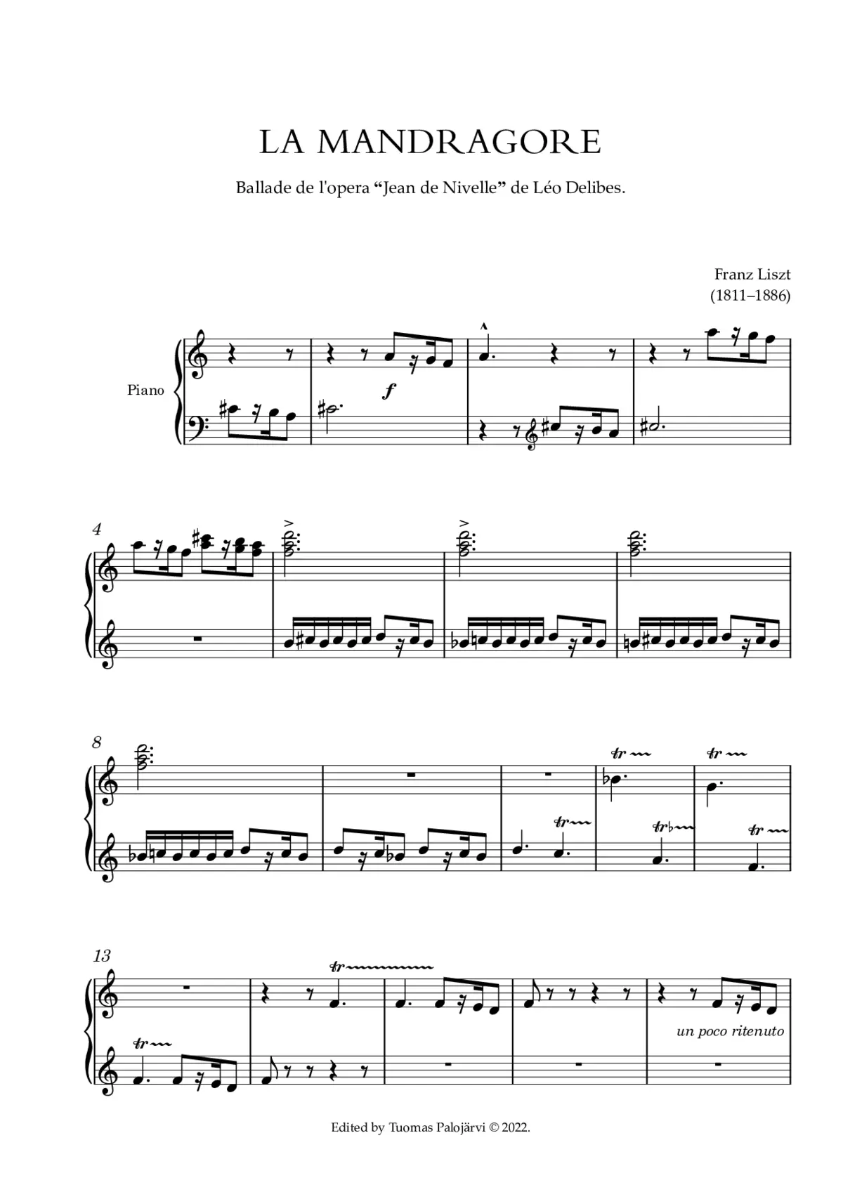 La mandragore - Page 1