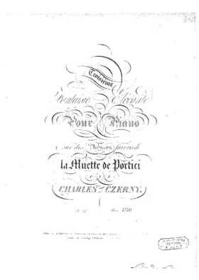 Troisième fantaisie élégante sur des thèmes favoris de 'La muette de Portici', Op.197