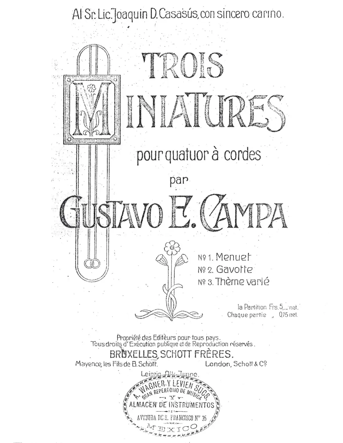 Trois Miniatures - Page 1