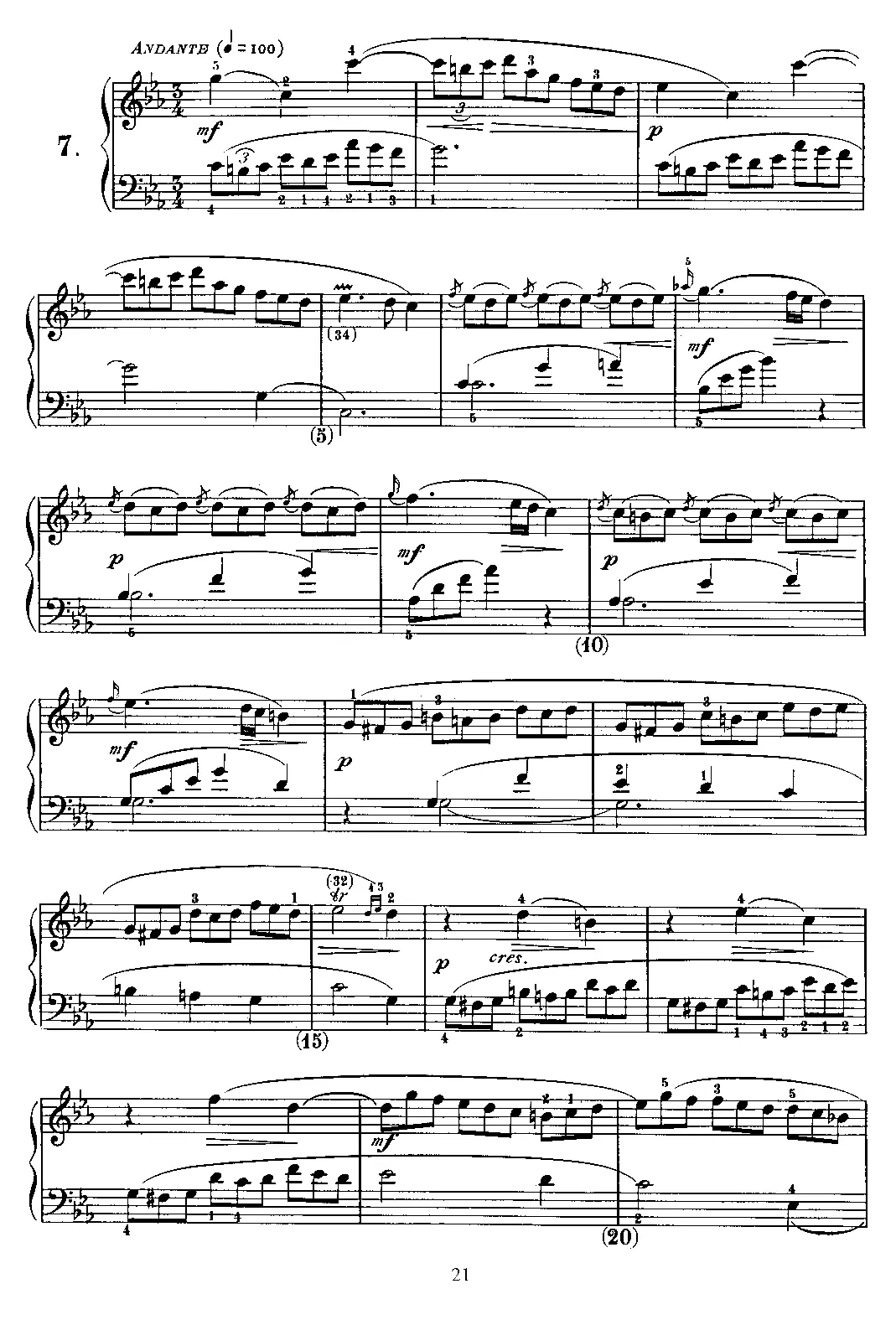 Keyboard Sonata in C minor - Page 1