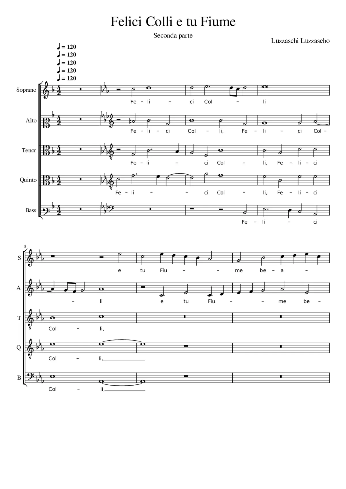 Felici Colli e tu Fiume - Page 1
