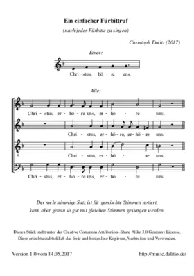 Response for the Universal Prayer