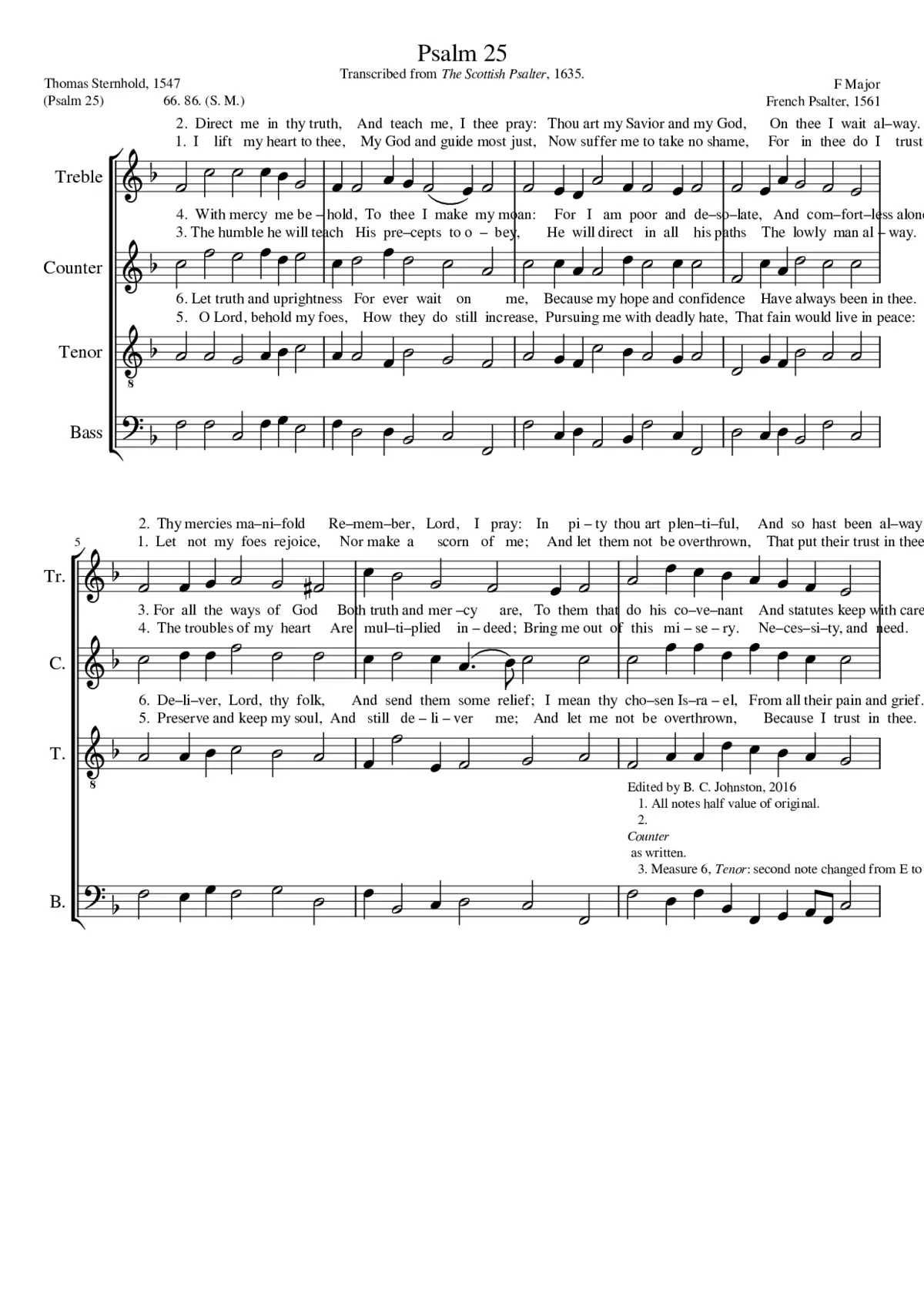 I lift my heart to thee - Page 1