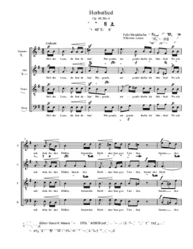 Herbstlied, Op. 48, No. 6