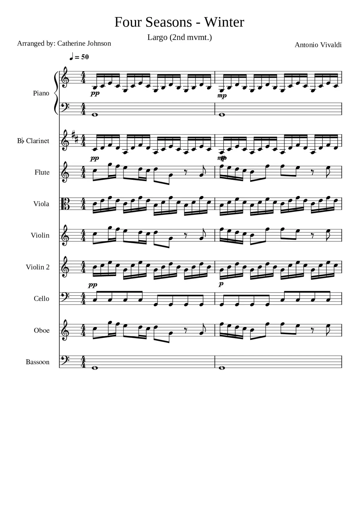 Le quattro stagioni - Page 1